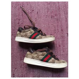 Gucci-Gucci children's shoes-Brown