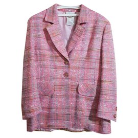 Autre Marque-Jackets-Pink,Multiple colors