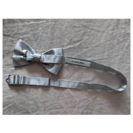 Carven-Cravatte-Grigio antracite