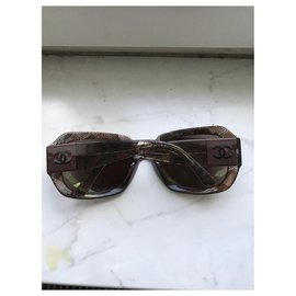 Chanel-Gafas de sol-Castaño