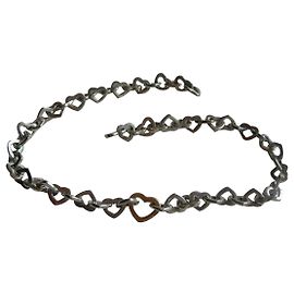 TIFFANY & CO. Heart Link argento 925 e oro giallo 750/000 raro Argento D'oro