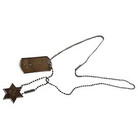 Placca militare Gucci in argento 925 60 cm unisex! Argento