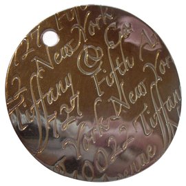 TIFFANY & CO. XL Solid Silver Pendant Notes 925 Silvery