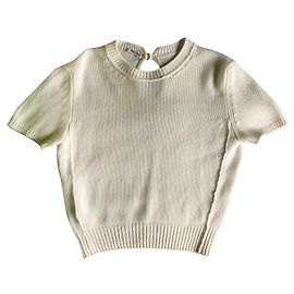 Miu Miu Tops Eggshell
