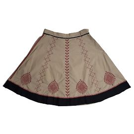 Falda de algodón multicolor Hoss Intropia Talla 38 Multicolor