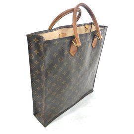 Louis Vuitton-FLAT BAG MONOGRAM-Brown