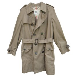 Burberry-Burberry Trench corto 50 Condición de menta-Castaño