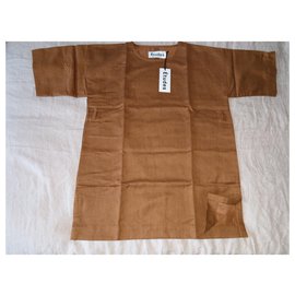 Autre Marque-Nuevos estudios de túnica para hombres Ropa de gran tamaño M-Castaño