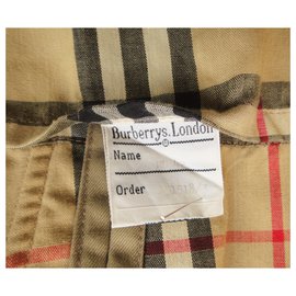 Burberry-Tamanho impermeável Burberry vintage 42-Castanho claro