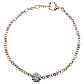 Pulsera de pomellato, "Sabbia", oro rosa y diamantes marrones. Otro