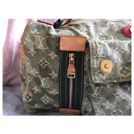 Louis Vuitton-Louis Vuitton mini Boston bag/ shoulder bag-Khaki