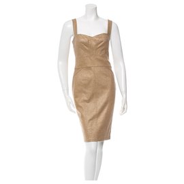 Diane Von Furstenberg Robe Jiwon Dorée DvF Doré