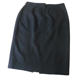 Jupe crayon noire Joseph en viscose Noir