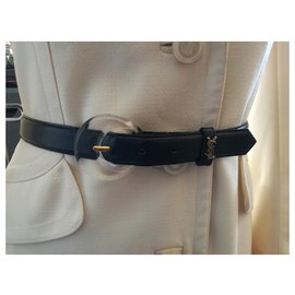 Yves Saint Laurent-Bella cintura vintage di Yves Saint Laurent-Blu navy