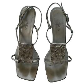 Escada Sandales Argenté