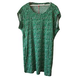 Vestido de algodão verde See by Chloé Verde