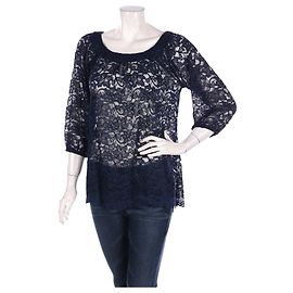 Camicia Diane Von Furstenberg Blu in Seta e Nylon Taglia S Blu