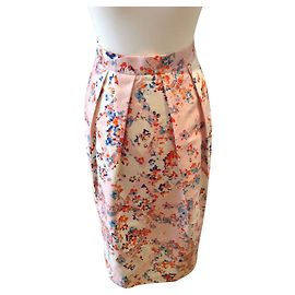 Lk Bennett, Gonna di diamanti con tiara floreale Multicolore