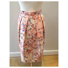 Lk Bennett-Lk Bennett, Tiara Floral Diamond Skirt-Multicor
