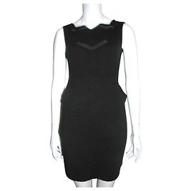 Diane Von Furstenberg DvF Vintage wool dress Black