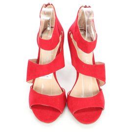 Christian Siriano-Sandales-Rouge