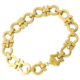 Bracciale Salvatore Ferragamo Gancini D'oro