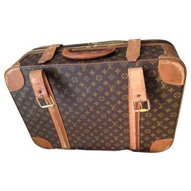 Louis Vuitton-maleta stratos de louis vuitton-Castaño