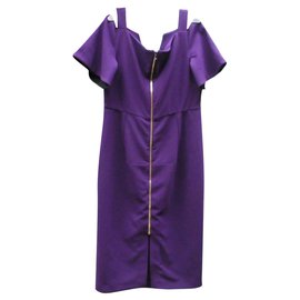 Roland Mouret-Dresses-Purple