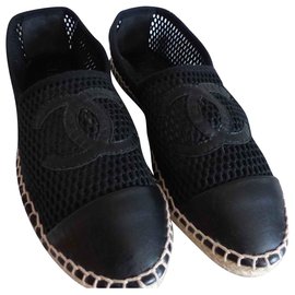 Chanel-Espadrilles-Noir