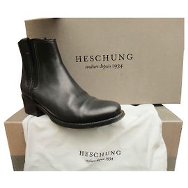 bottines Heschung type chelsea boots Noir