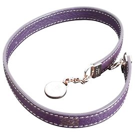 Bracelet Lancel cuir Violet