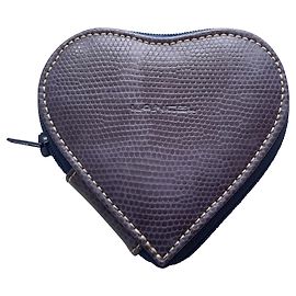 Bolsa de couro Lancel Roxo