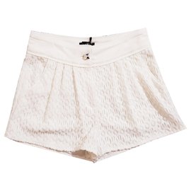 Short Byblos Mini Blanc Coton Polyamide Blanc