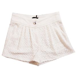 Shorts Byblos Mini Brancos Algodão Poliamida Branco