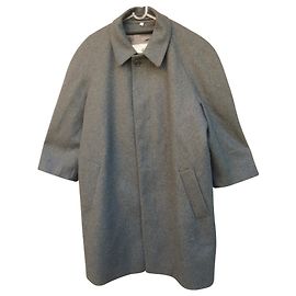 Burberry coat cut raglan Grey