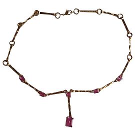 Balenciaga Collares Rosa Dorado