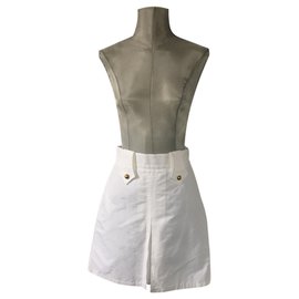 Gucci-Gucci cotton skirt-White