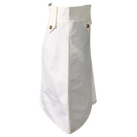 Gucci-Falda de algodón gucci-Blanco