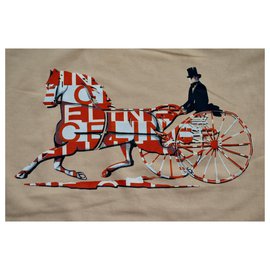 Céline-Céline Camel Top T-Shirt Größe S KLEIN-Karamell
