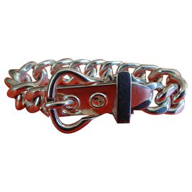 Autre Marque-Belt bracelet-Silvery