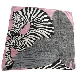 Hermès-Zebra pegusa-Noir,Rose,Blanc