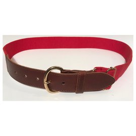 Massimo Dutti-Belts-Brown,Red