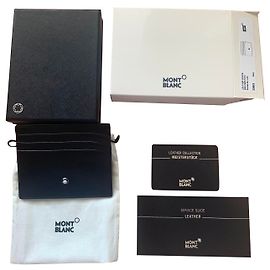 Crédit card holder Montblanc Meisterstuck pocket 6CC Black