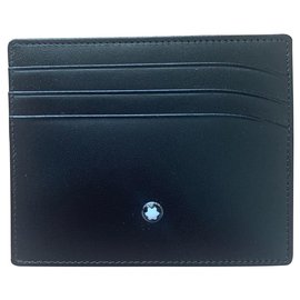 Montblanc-Porta carte di credito Montblanc Meisterstuck pocket 6CC-Nero