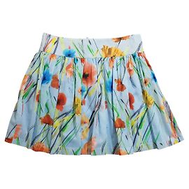 Falda de flores Alice + Olivia de algodón Multicolor