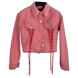 Jean Paul Gaultier Vintage Jeansjacke Pink