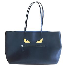 Fendi Monstertasche Schwarz