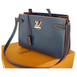 Louis Vuitton-Bolsos de mano-Azul