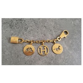 Hermès-Hermes Gold Breloque Taschenanhänger-Golden