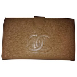 Chanel Wallets Beige